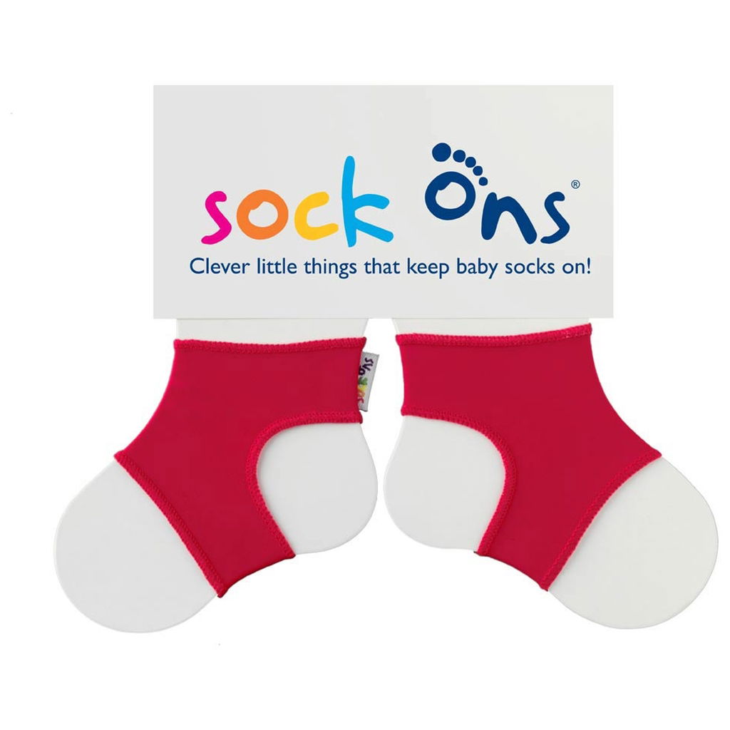 Sock OnsSock Ons   Sockenhalter rot 0-6 M