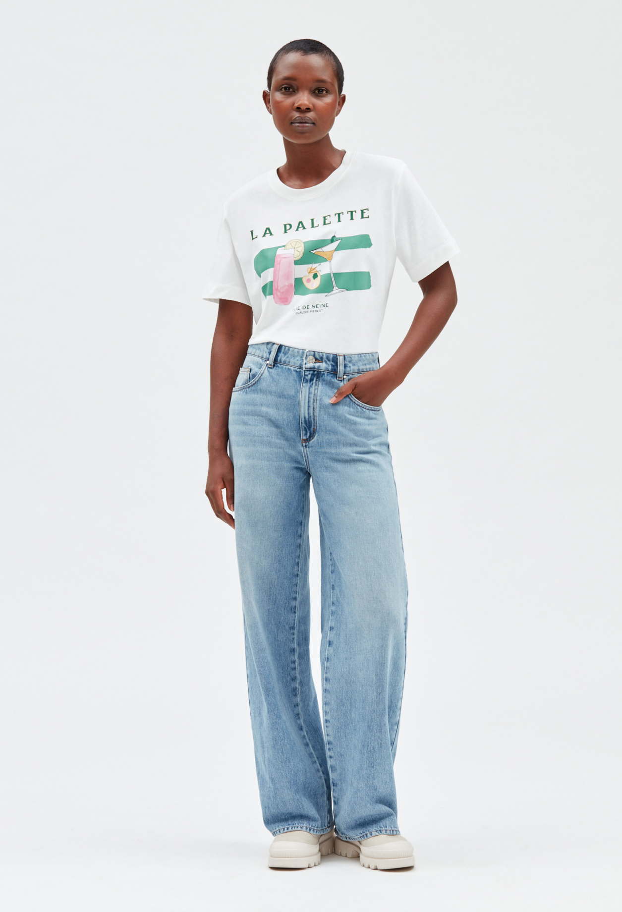 T-shirt La Palette ecru