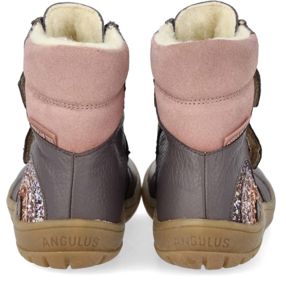 Køb Angulus Lavender/Faded Rose TEX-støvle Med Funklende Glitterregnbue