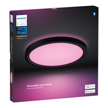 Philips Hue tento zwart white en color ambiance Ø30cm 16W