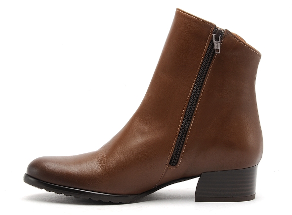 Golden brown boots bottine plates femme 500 marron
