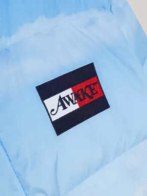 Jaqueta puffer reversível Alaska da Tommy x Awake NY