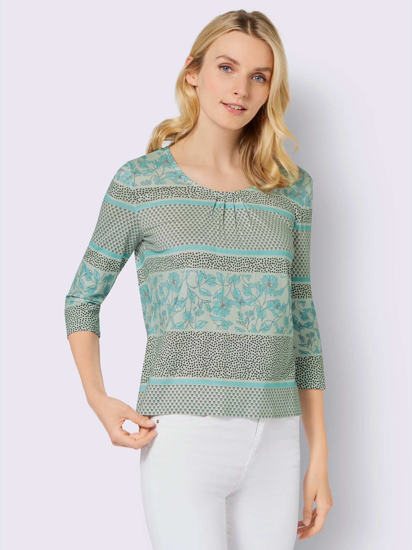 T-shirt à encolure ronde viscose
