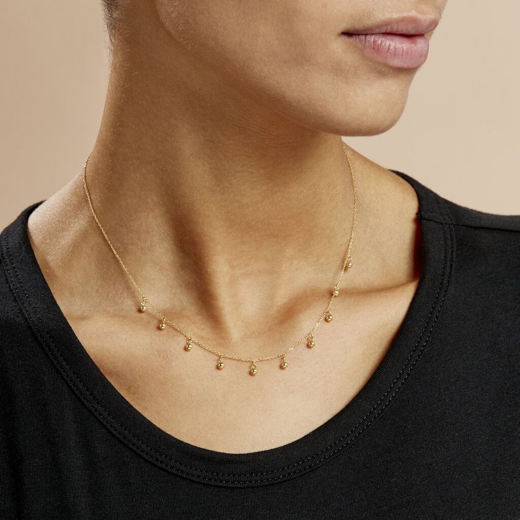 Collier Bethanie Or Jaune