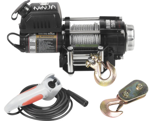 Warrior NINJA 2500LB / 1.1t 12V elektrische lier