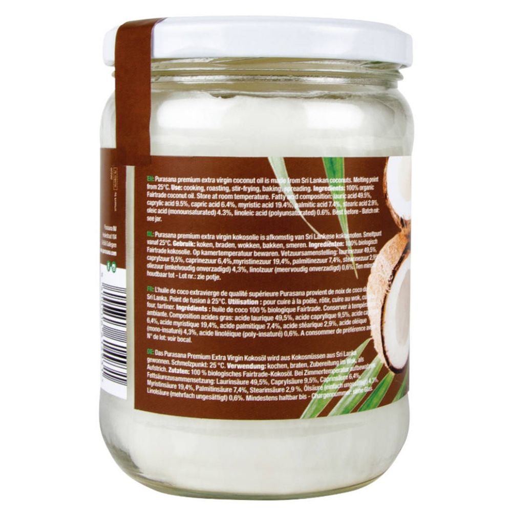 Purasana® Natives Kokosnussöl Extra Fair Trade