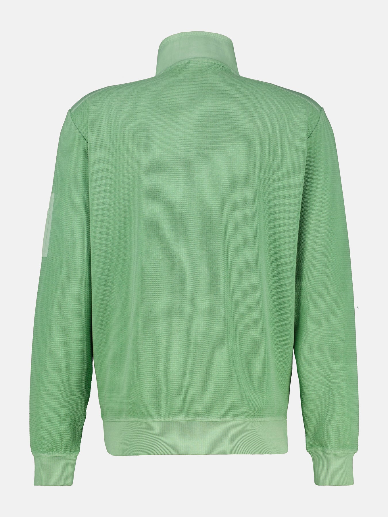 Sweatjacke in Zig-Zag-Struktur