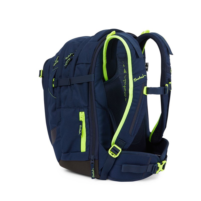 Satch<br>Skoletaske Match Toxic Yellow