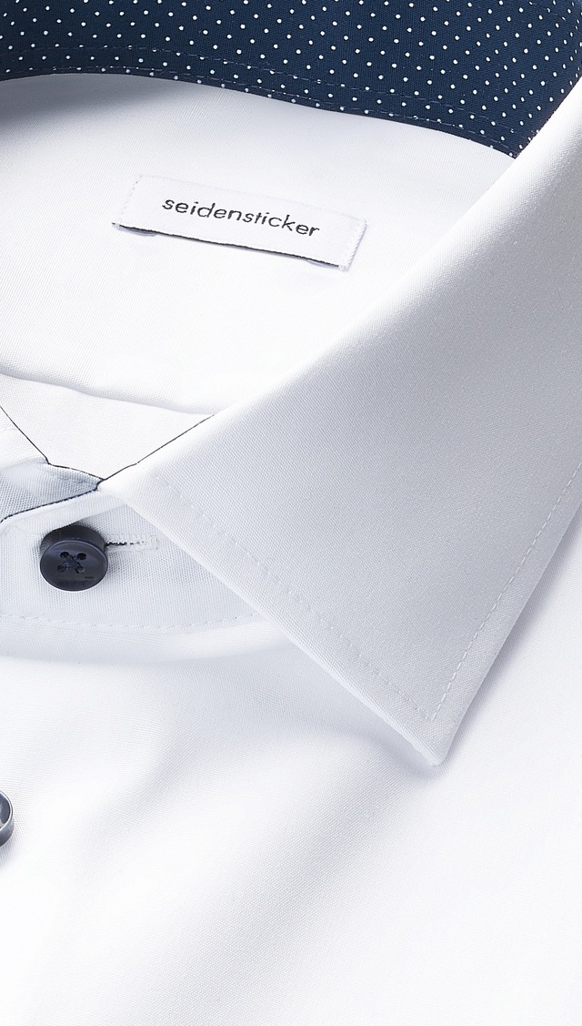 seidensticker Businesshemd »Schwarze Rose«, Shaped 1/1 Kentkragen Uni