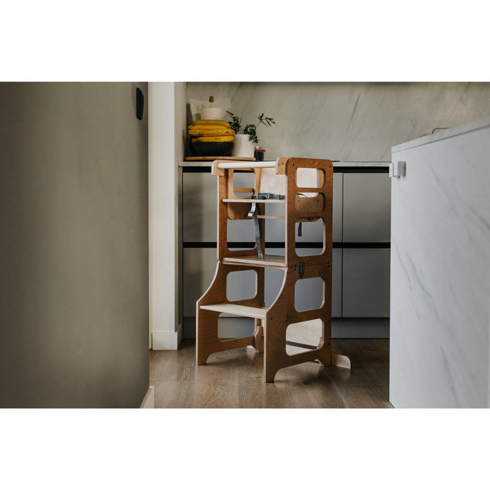 Køb Duck Woodworks Natural High Stol Add-on Til læringstårn