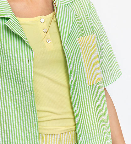 Hound Skjorte - Stripe - Power Green
