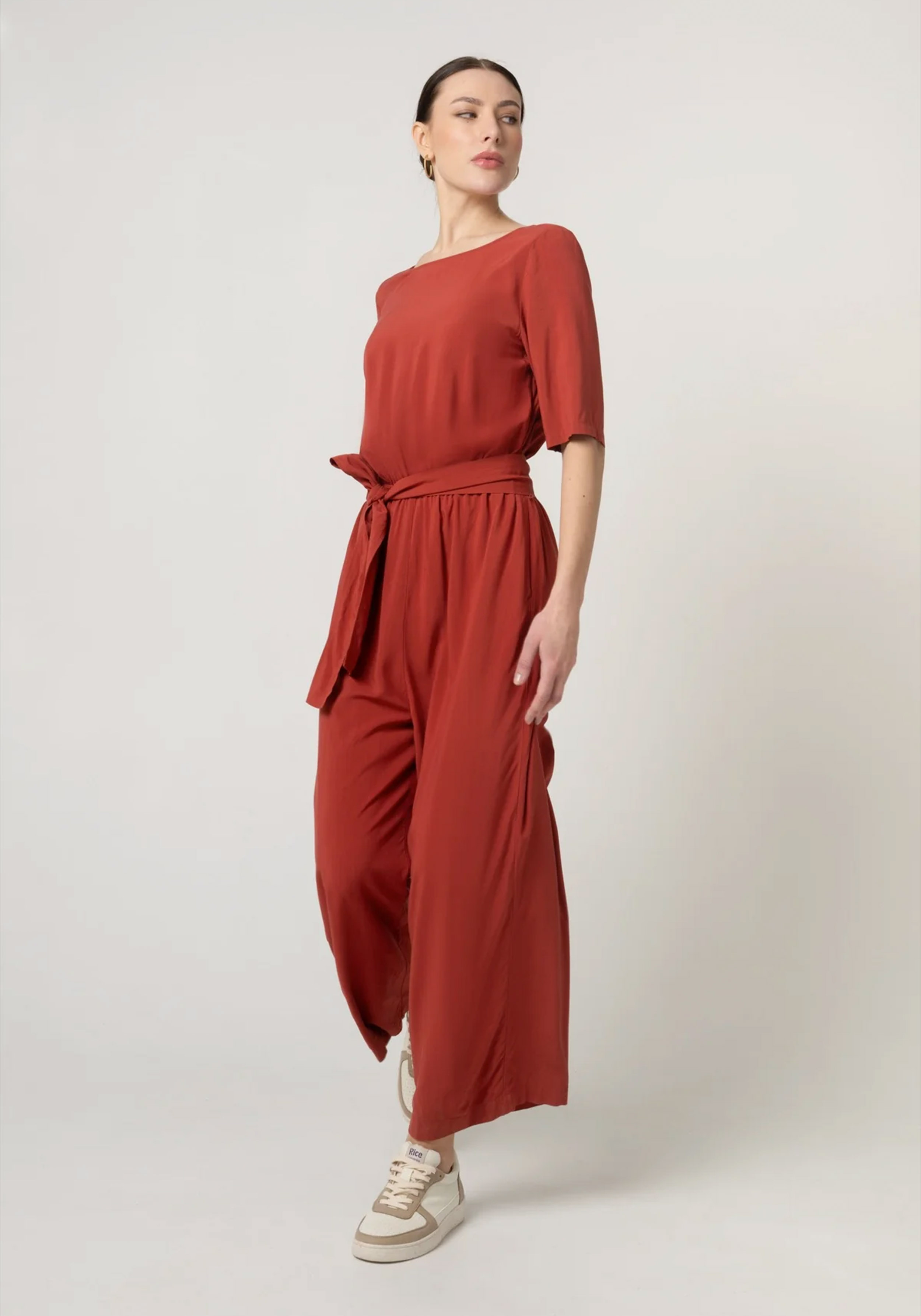 Lovjoi Overall Jumpsuit Staine Halfsleeve Mars Red