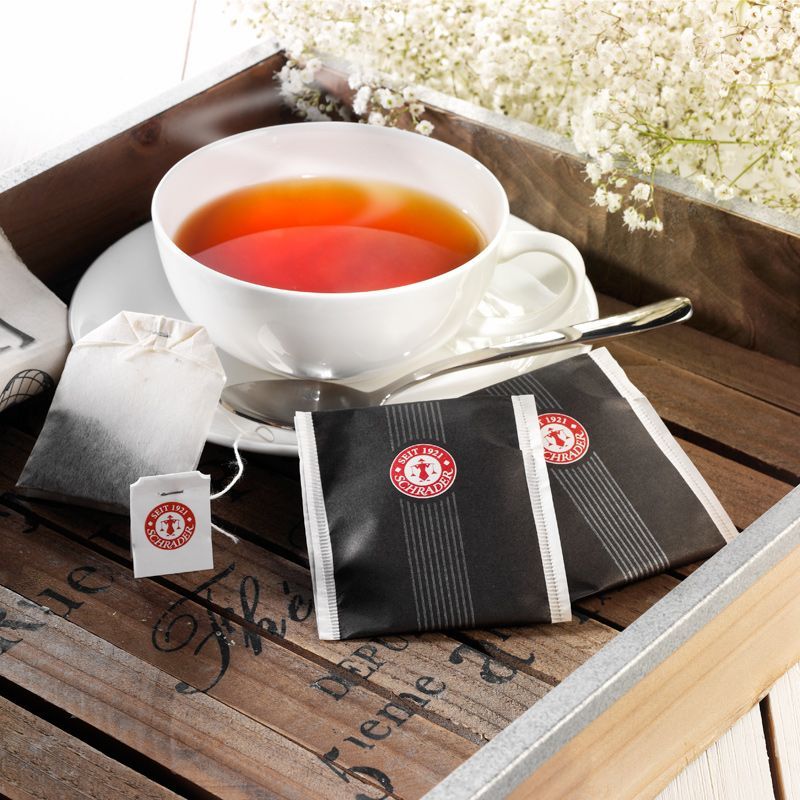 Schrader Teebeutel Schwarzer Tee Darjeeling Blend