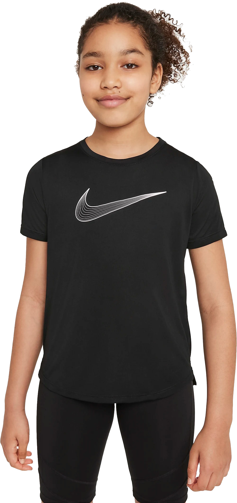 One Training Tee Jente 010/Black/White