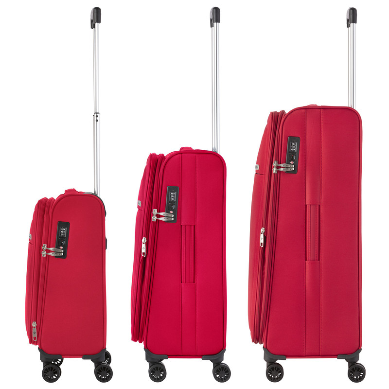 CarryOn Air 3-delig zachte kofferset - Red