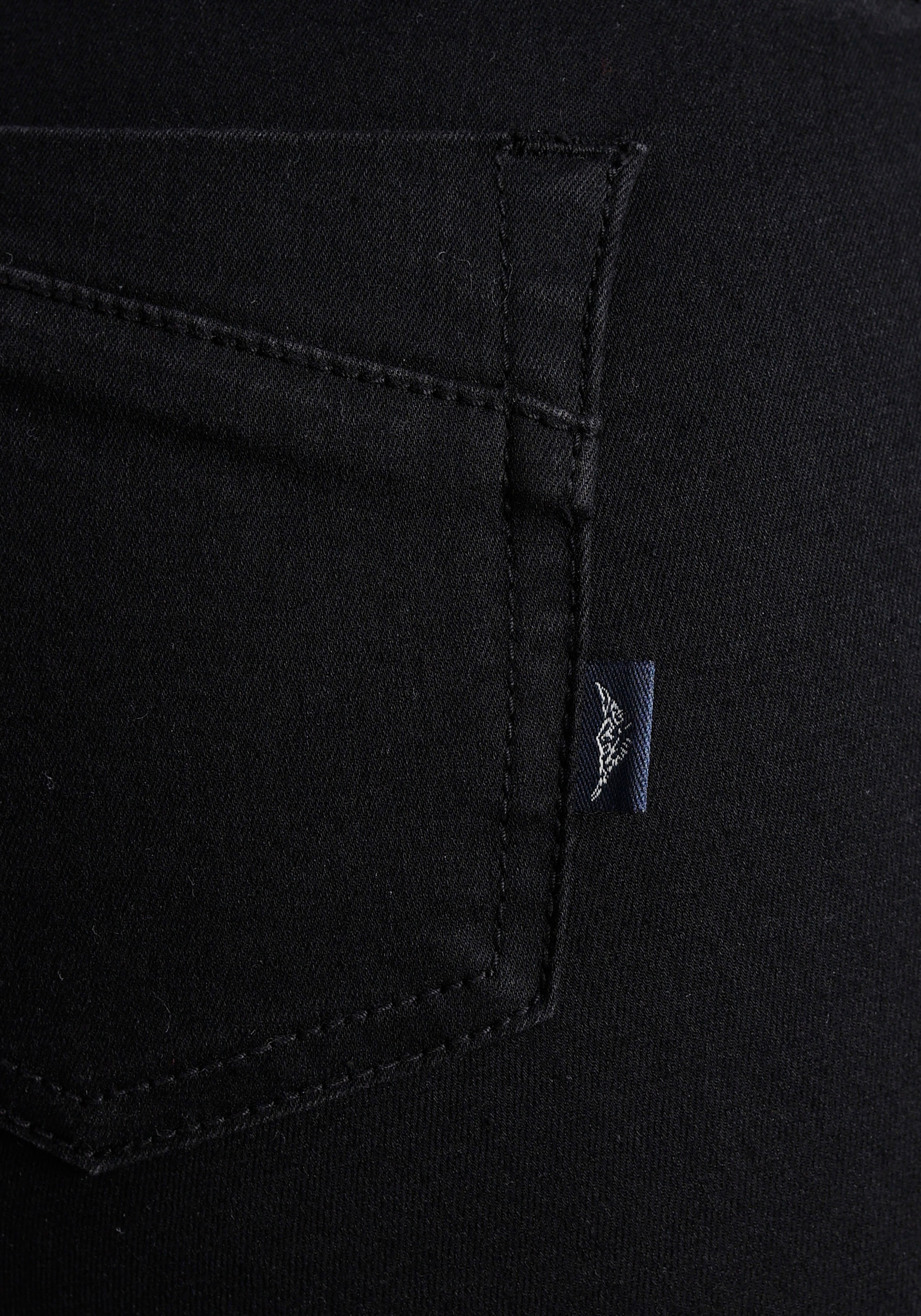 Arizona Bootcut-Jeans »Ultra Stretch«, ausgestellte Beinform,  Used-Waschung,  hohe Leibhöhe