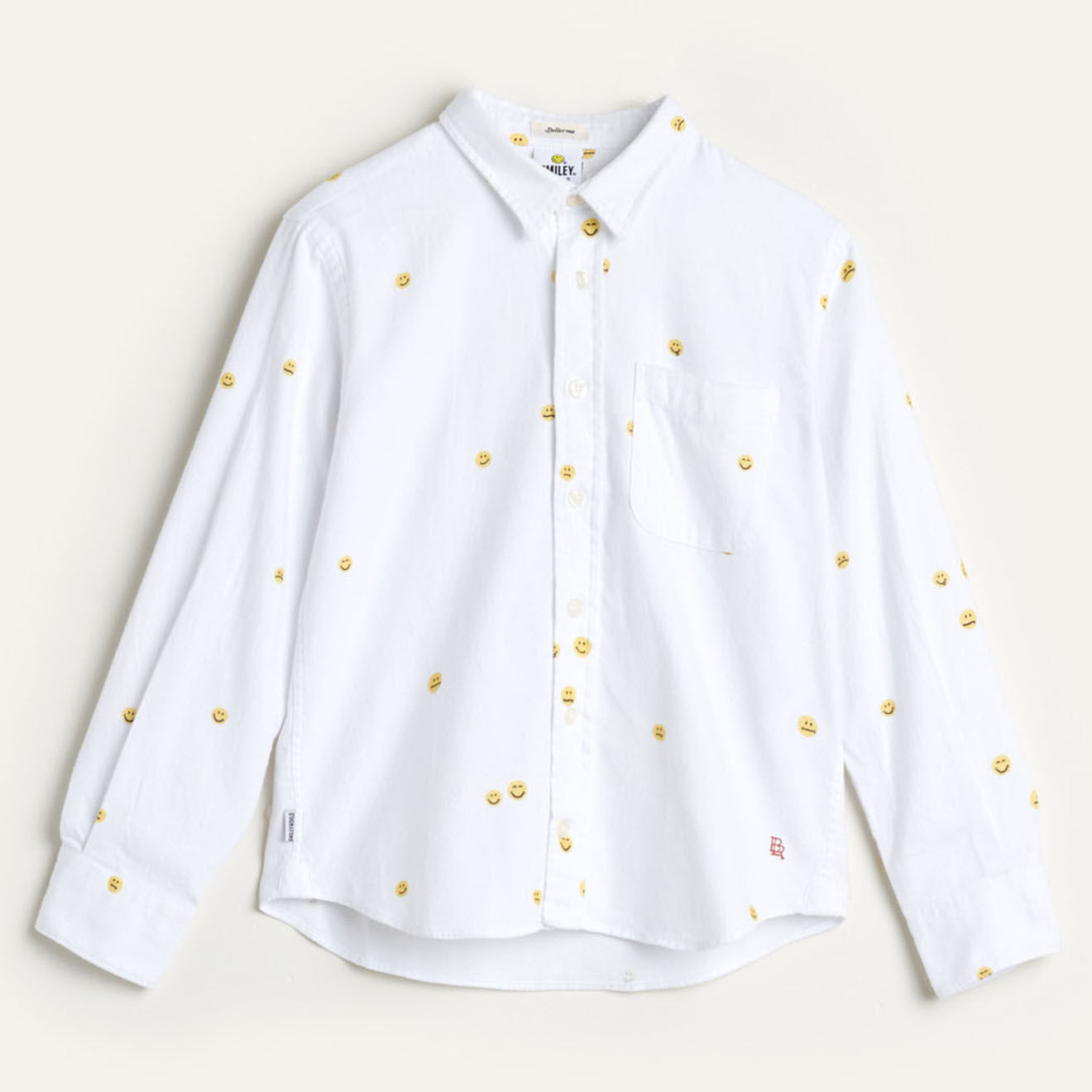 Bellerose Chemise Ganix en Coton imprimée blanche