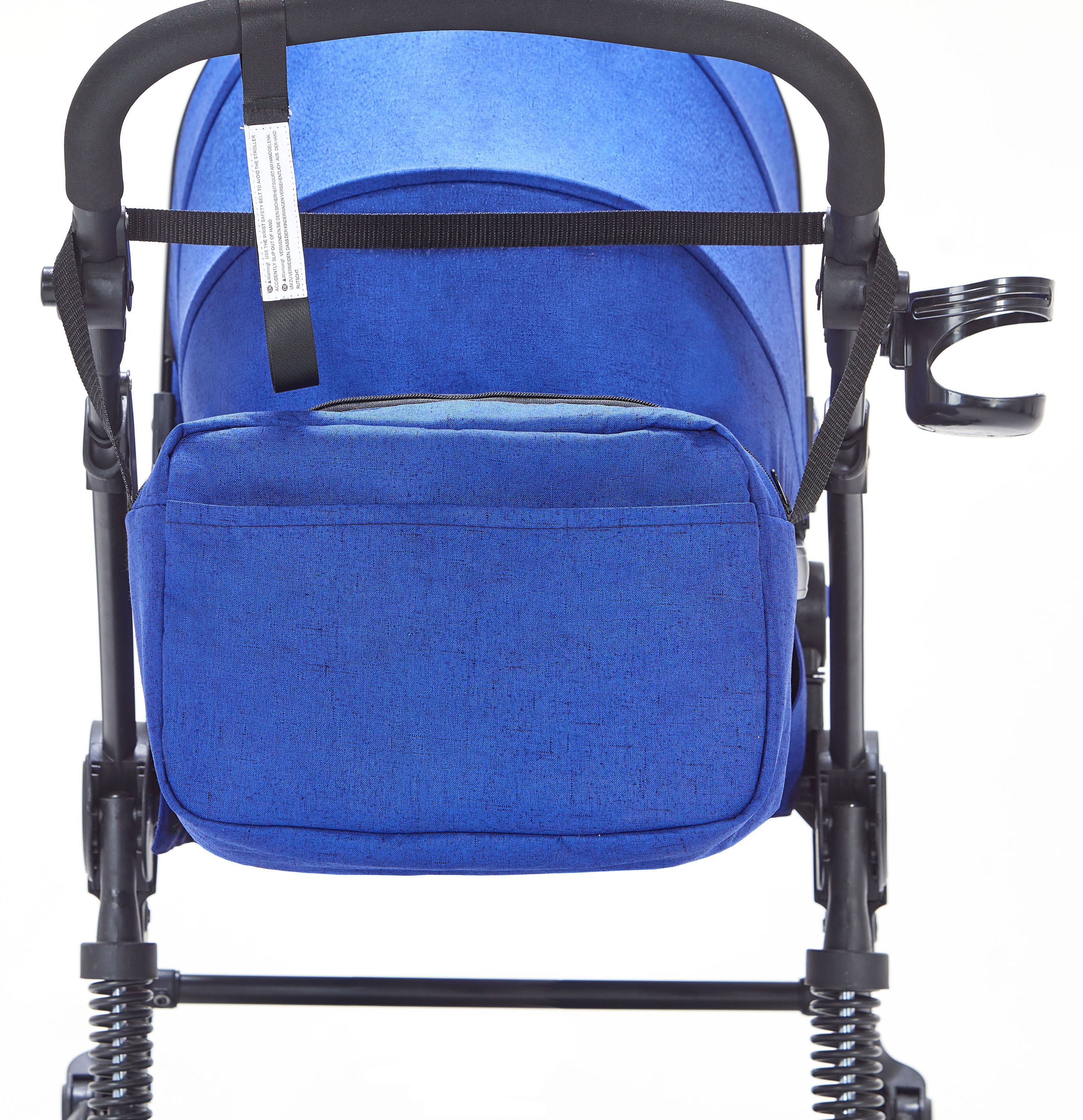 Wickeltasche blau