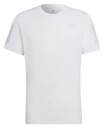 Maillot manches courtes adidas running Own The Run Blanc Homme