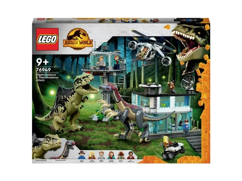 LEGO Jurassic World 76949 Giganotosaurus og therizinosaurus-angreb
