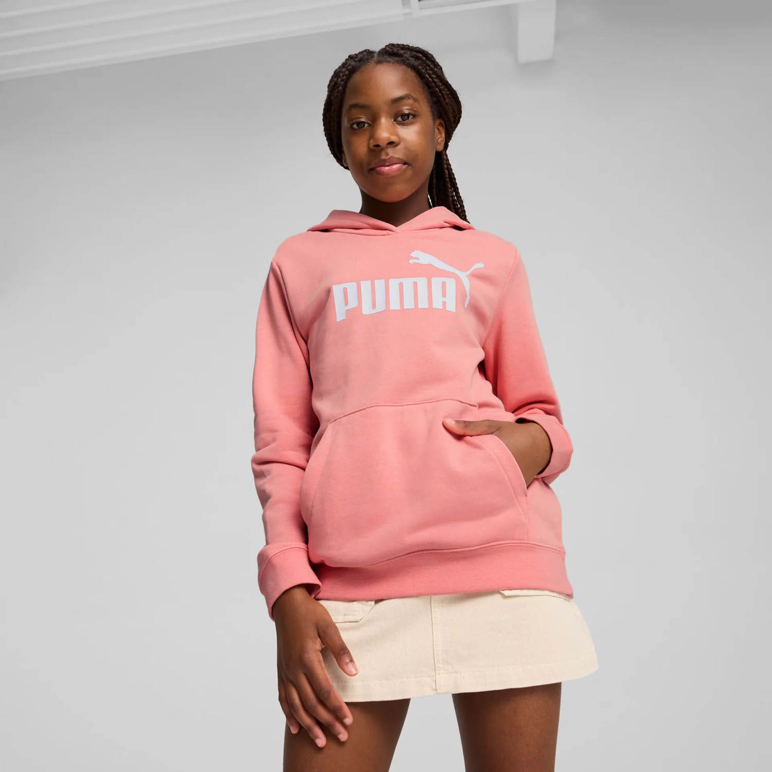 PUMA  Essentials Logo Hoodie Kids