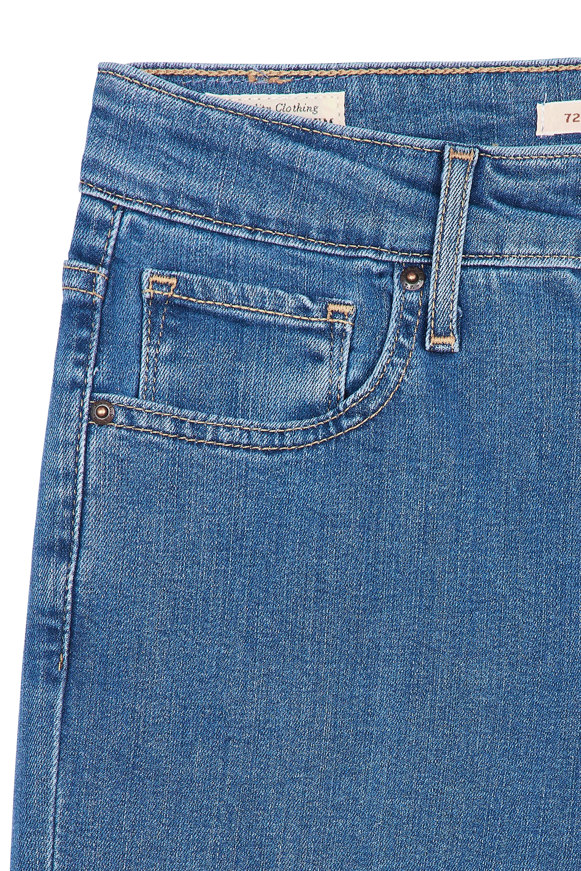 LEVI'S Jean skinny taille haute 721 HIGH RISE SKINNY Bleu