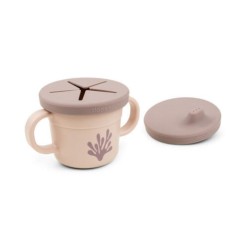 Foodie Tasse d'Apprentissage & Snack Wally Rose - DONE BY DEER