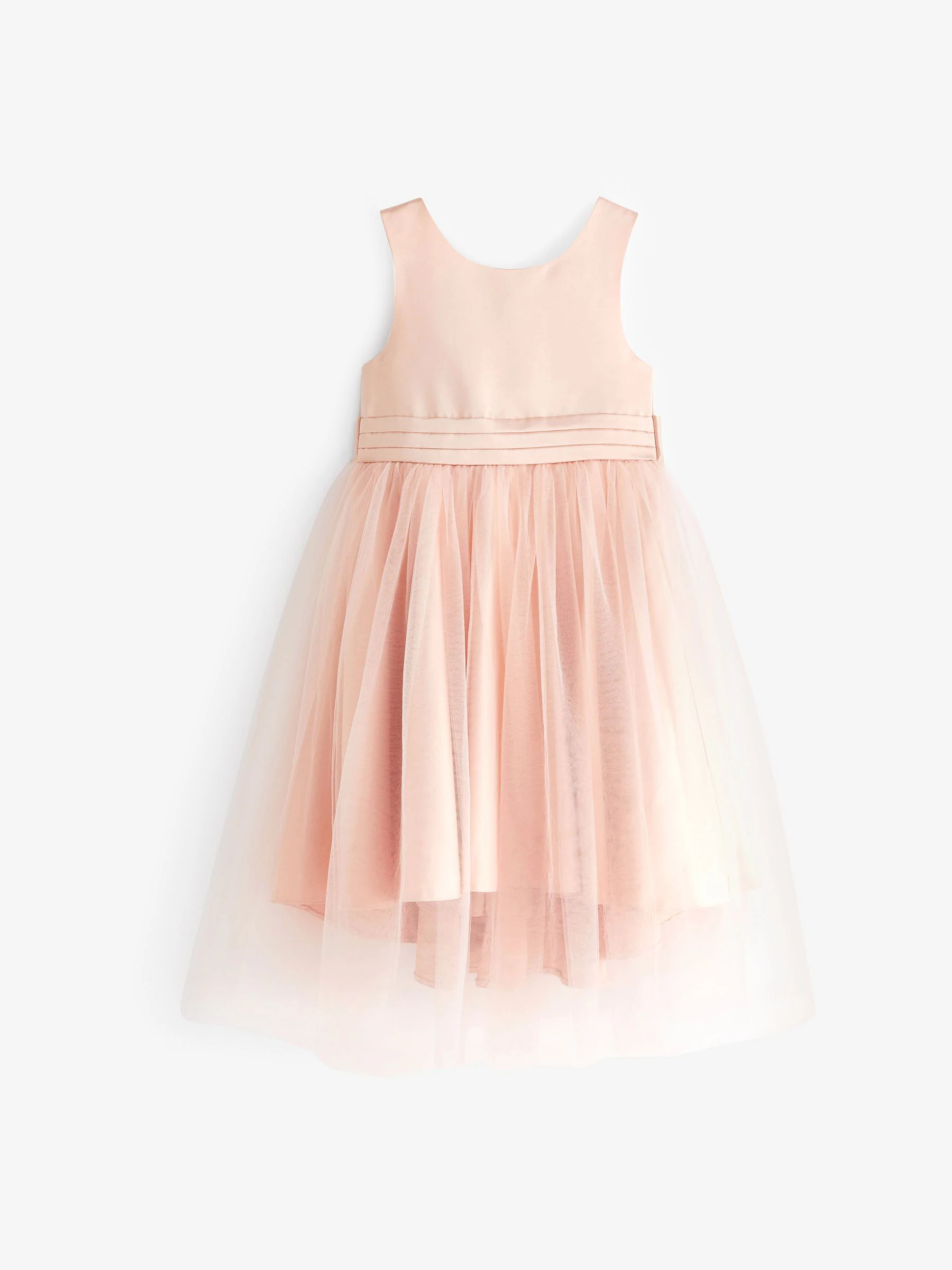 Roze - Meisjesjurk met string (3 mnd-16 jr)