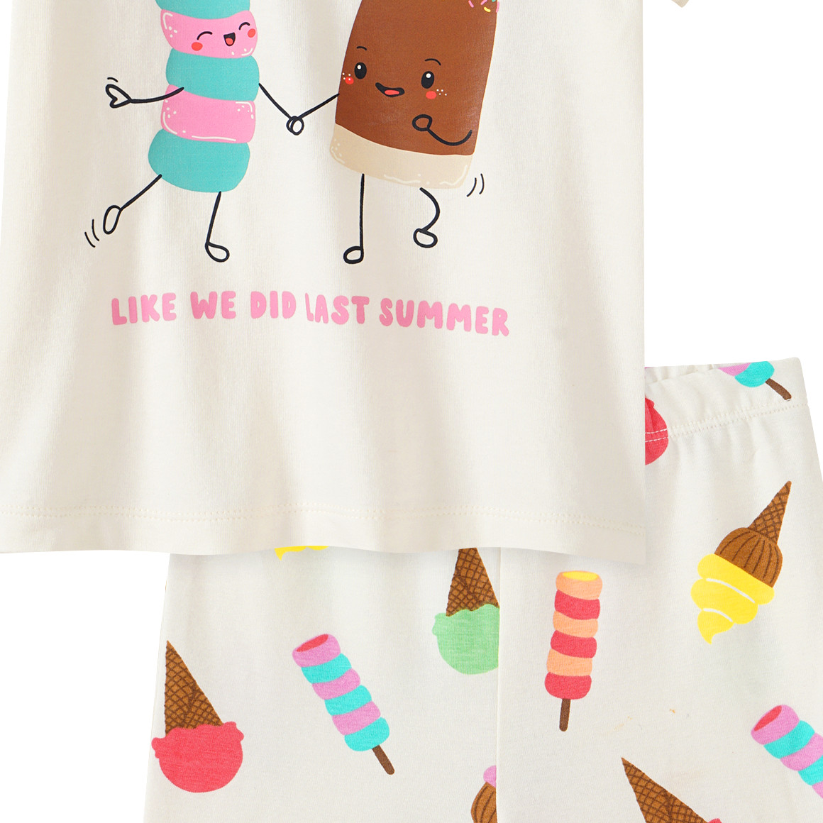 Topomini Baby T-Shirt und Radler im Set weiss / bunt