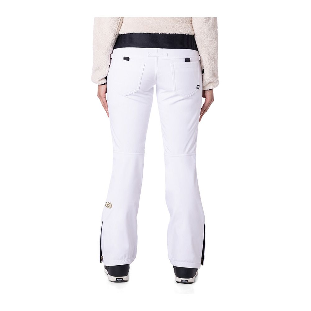 686 GOSSIP SOFTSHELL - Pantalon ski Femme white