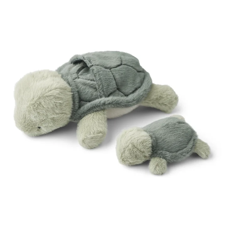 LIEWOOD - Berto Teddy Schildkröte mit Baby, faune green