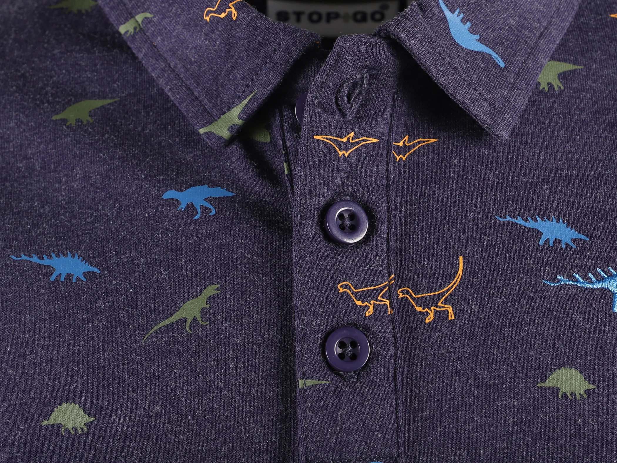 Jungen Poloshirt mit Dinos