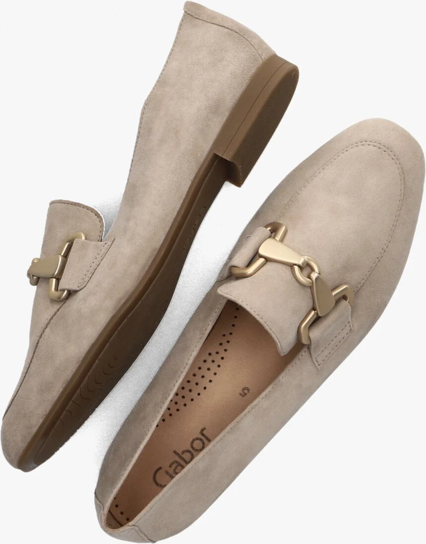GABOR beige gabor loafers 45.211