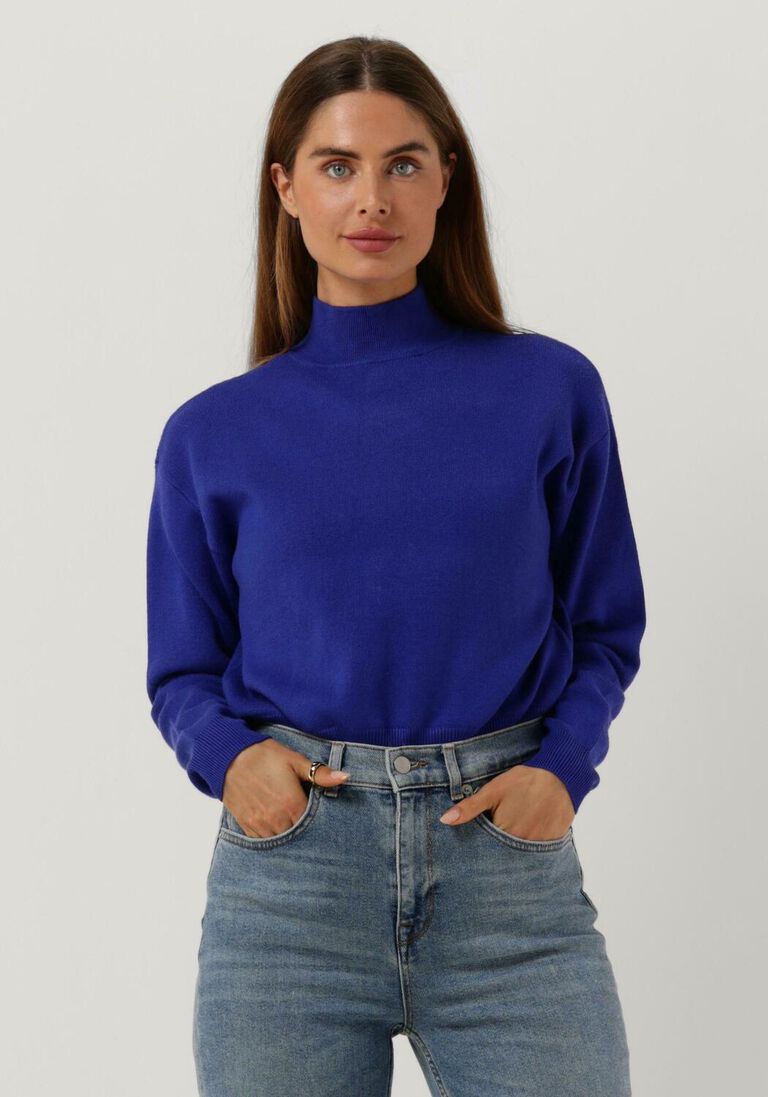 MINUS blauwe minus trui jose knit turtleneck