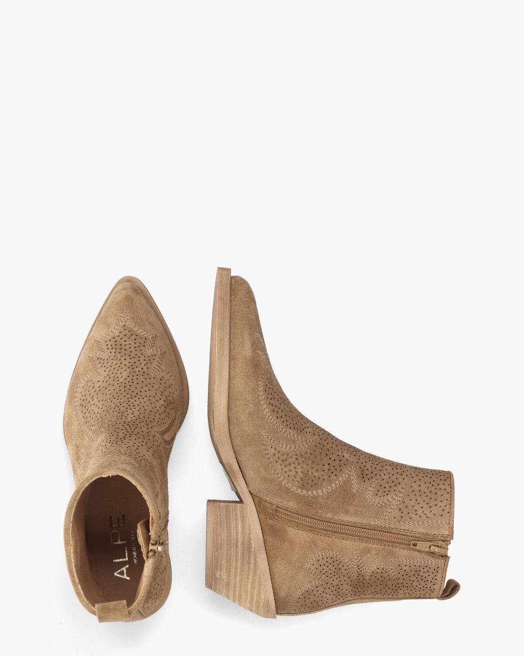 Alpe Holly 5356 Cognac Dames Enkelboots