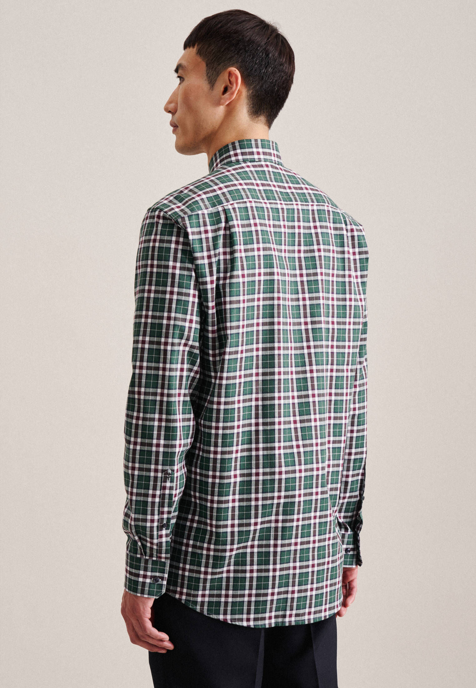 Seidensticker| Herren Flanellhemd Regular