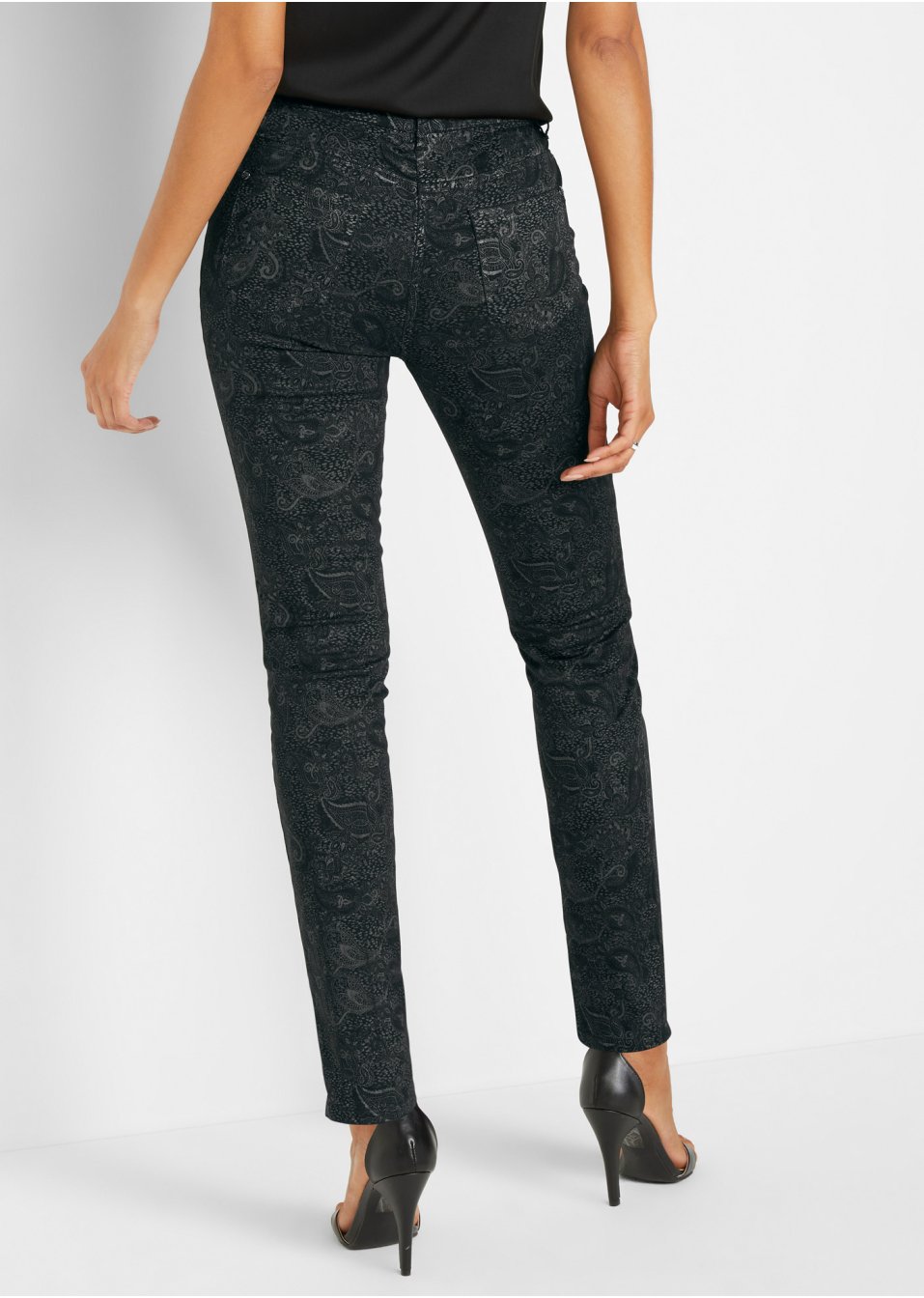 Pantalon à imprimé raffiné