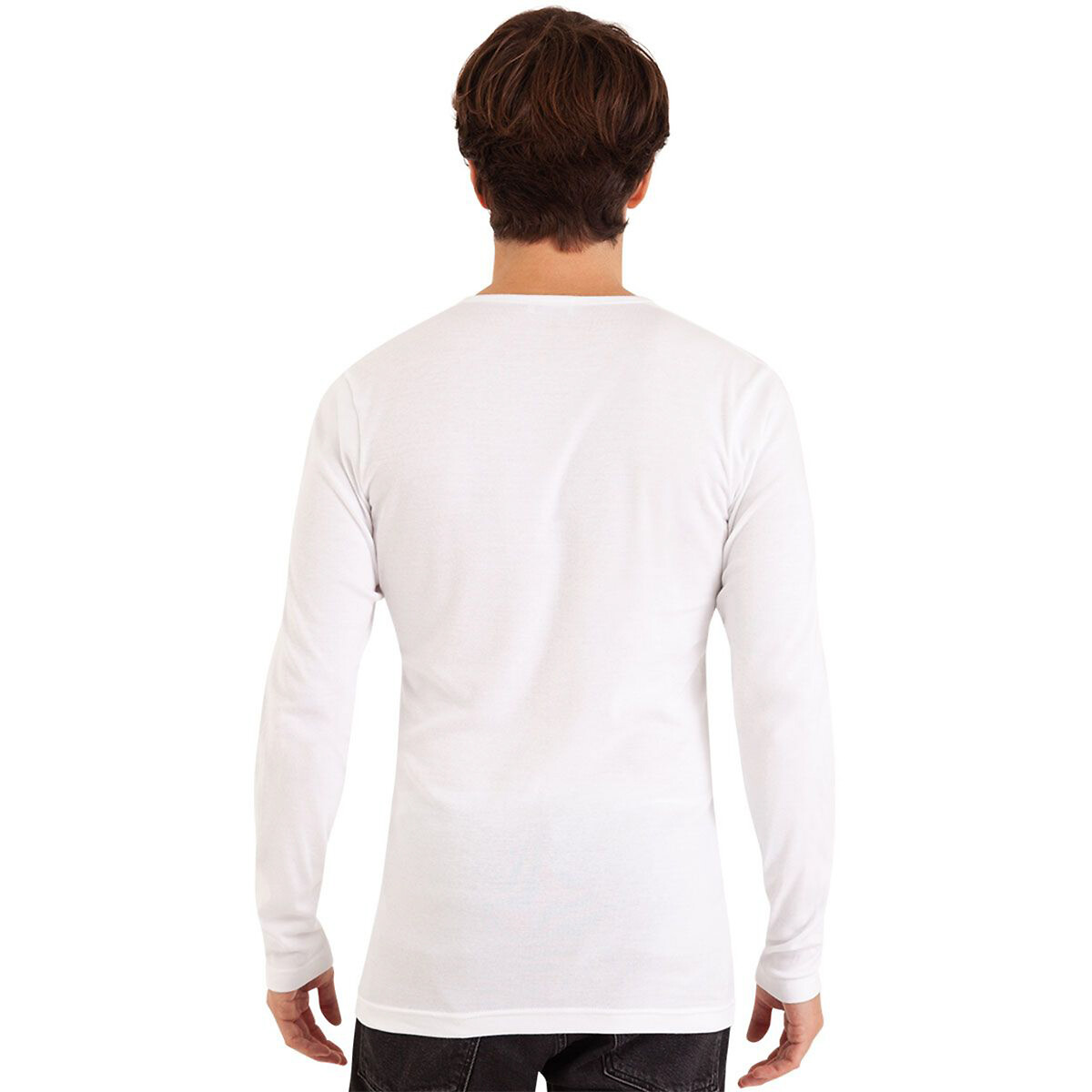 EMINÊNCIA<br>Camiseta de manga comprida com decote em V