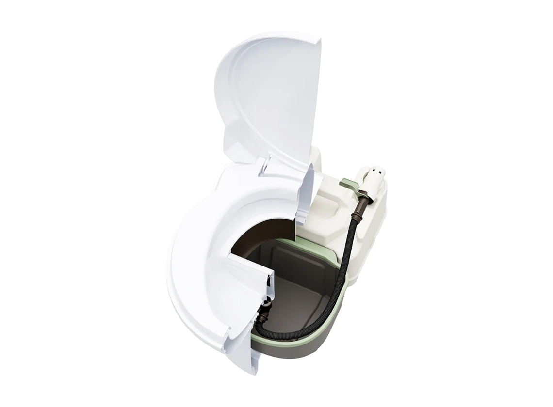 Thetford S260-S droogtoilet zonder ombouwpanelen – elektrisch