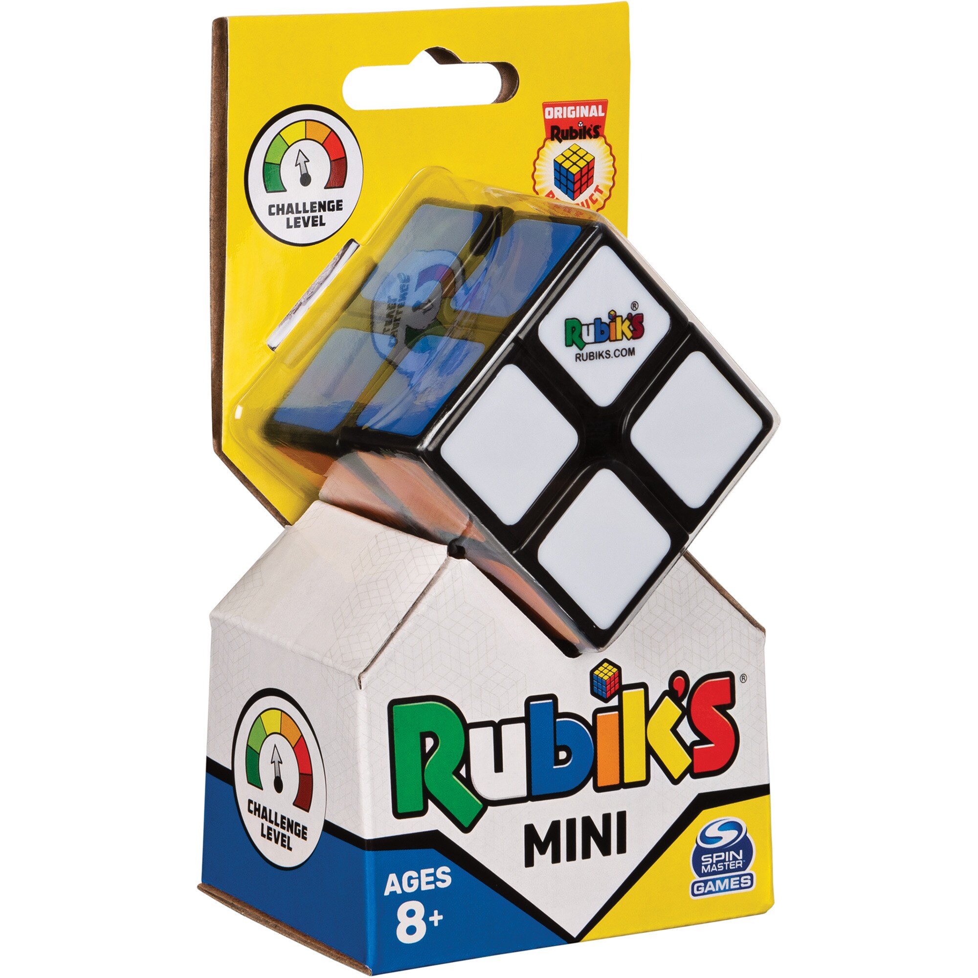 Spin Master Geschicklichkeitsspiel Rubik's -Mini 2x2 Zauberwürfel