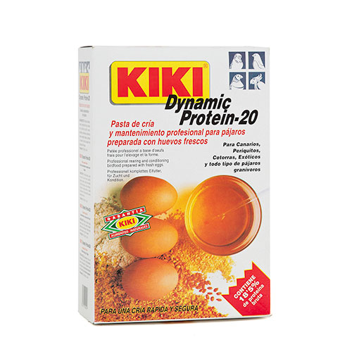 Pasta Kiki Dynamic Protein-20 para Criação e Manutenção de Ovos de Aves