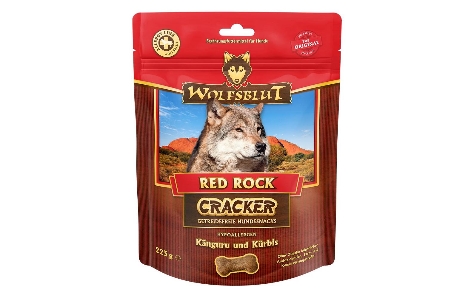 Snack Cracker Red Rock, 225 gErgänzungsfuttermittel für Hunde