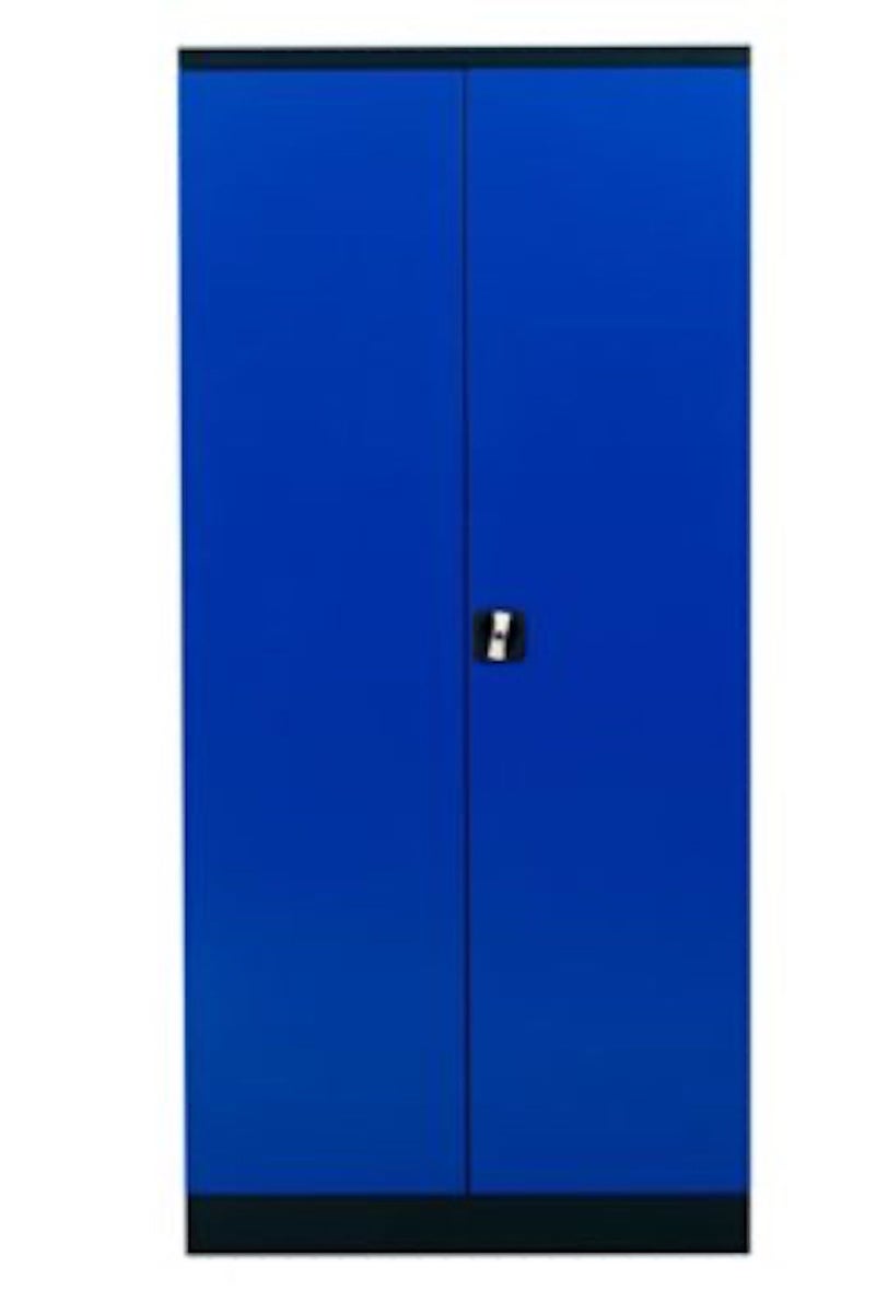 PROREGAL stalen kast Bee met 4 planken, HxBxD 195 x 92 x 42 cm, gegalvaniseerd plankmateriaal, antraciet & blauw