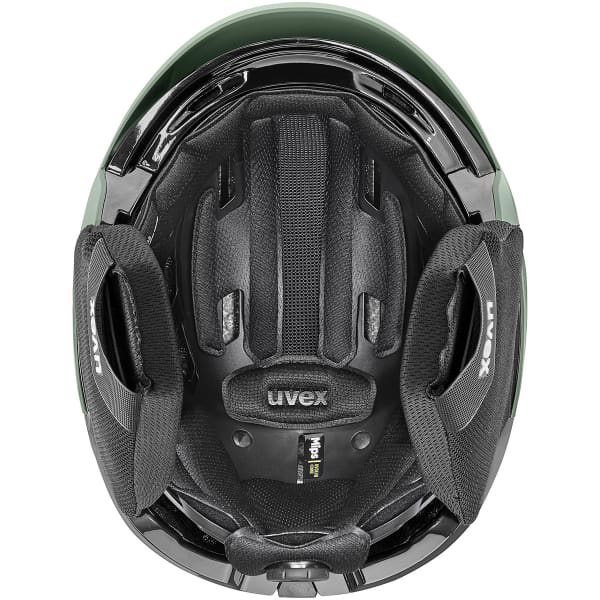 Casque de ski UVEX LEVITATE MIPS OXID GREEN/BLACK MATT