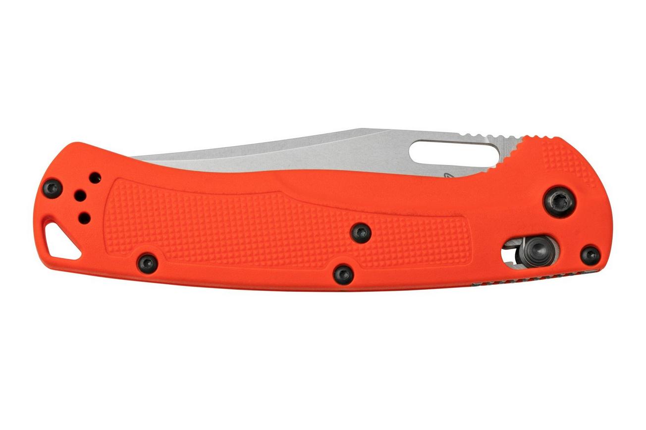 Benchmade Taggedout 15535, CPM-154, Orange Grivory, jachtzakmes