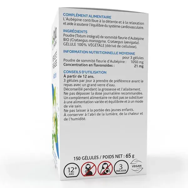 Arkopharma Arkogélules Espinheiro-alvar Orgânico 150 cápsulas