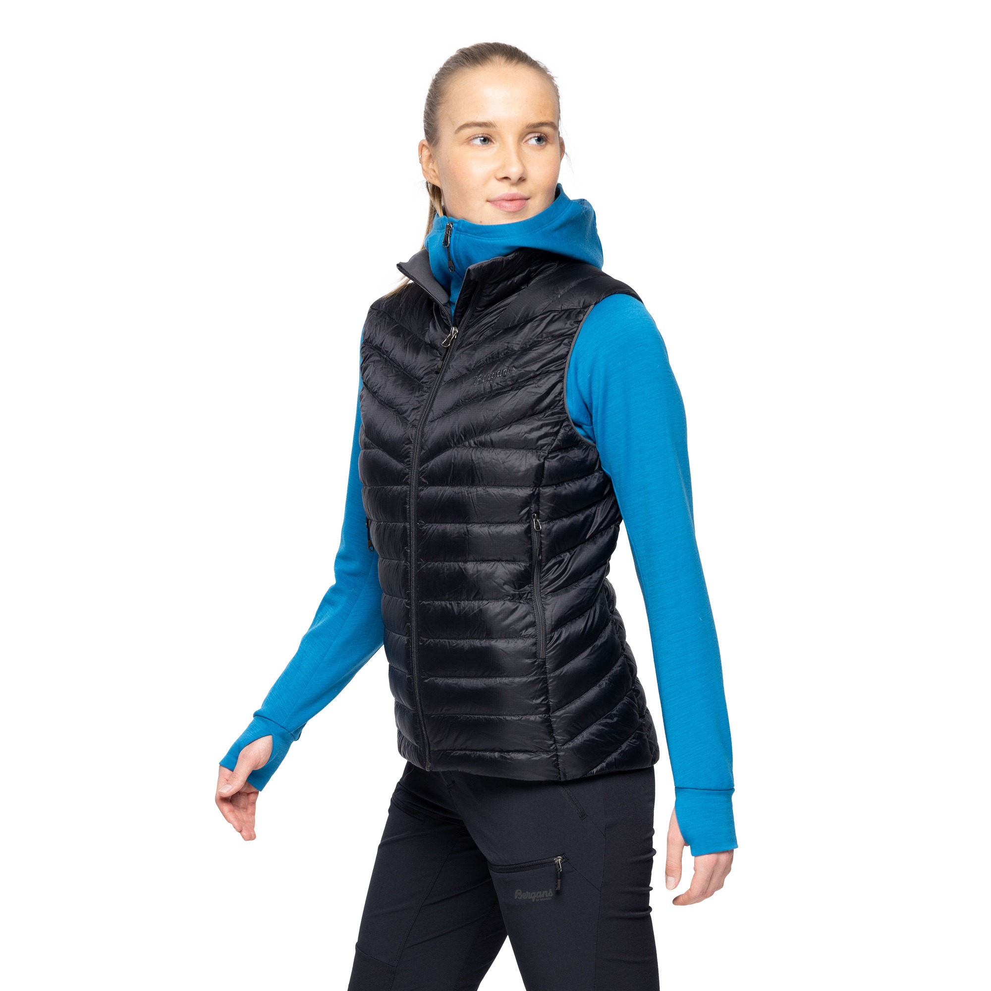 Rabot Light Down Vest Dame Black