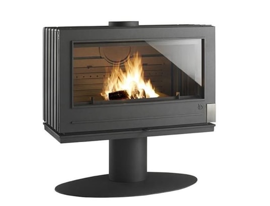 INVICTA - Poêle à bois elton 12 kw - rdt: 75% - bâches 80 cm - 100% fo...