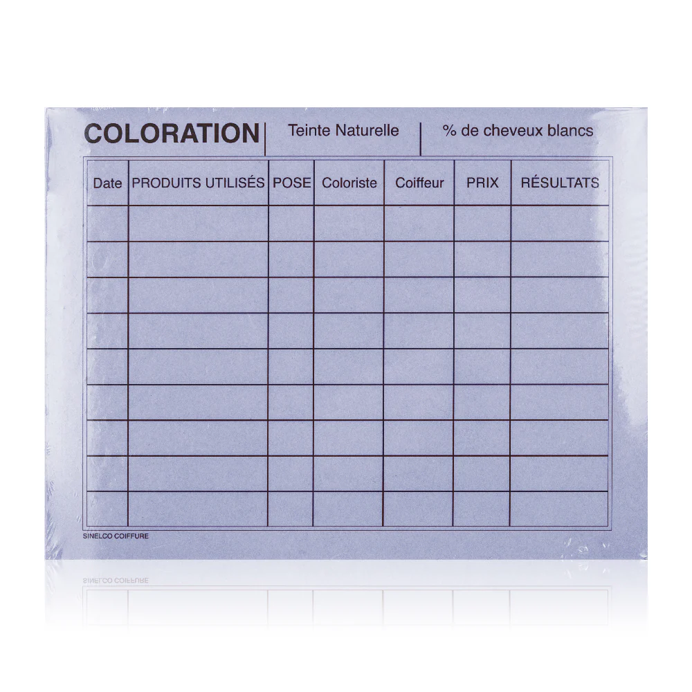 Fiches coloration et permanente