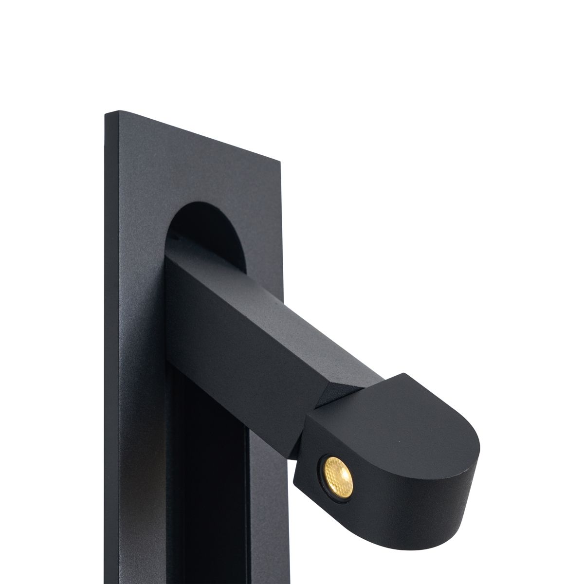 Moderne wandlamp zwart incl. LED en USB-C poort - Hilton